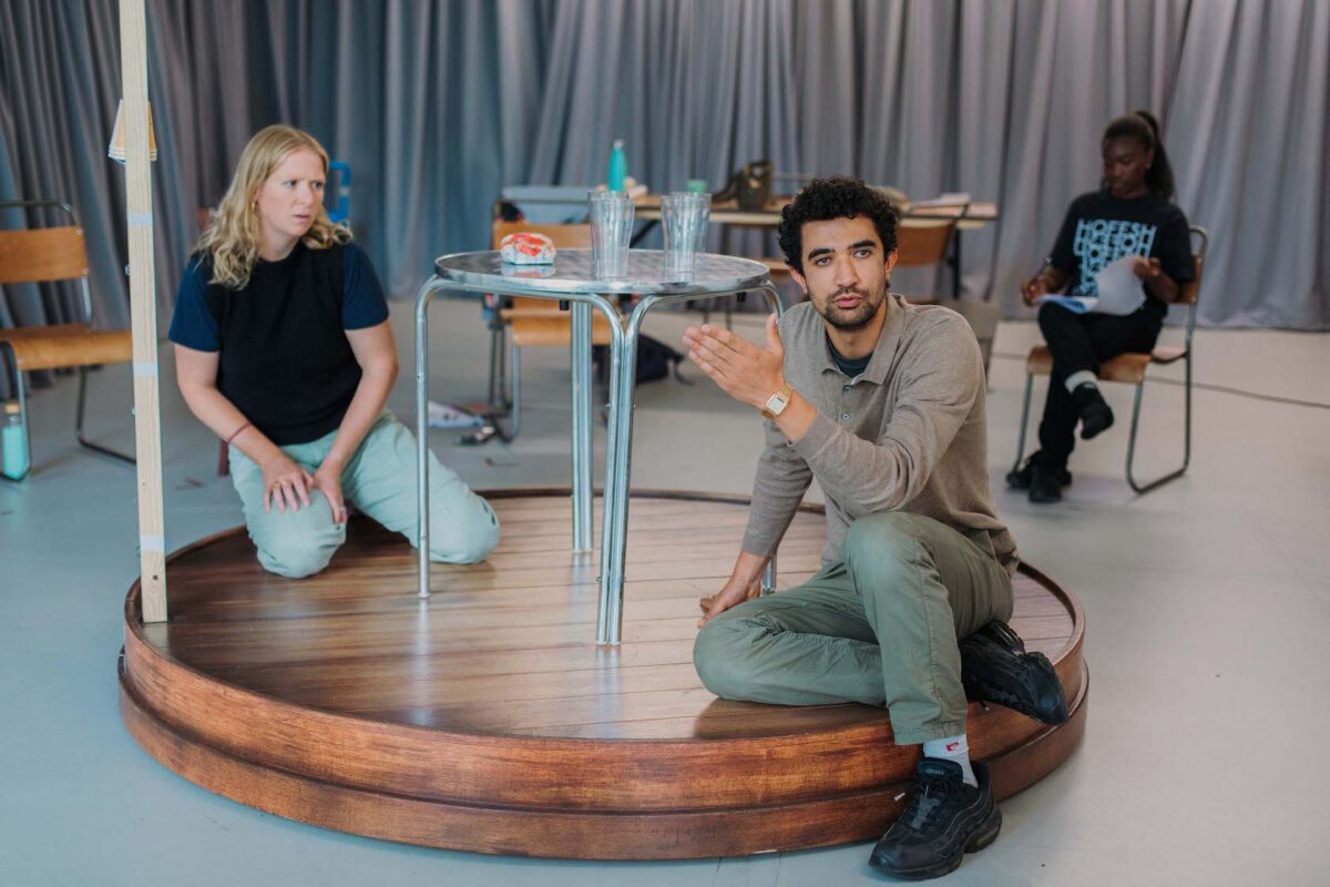 Miriam Battye’s Strategic Love Play sets rehersals ahead of Soho Theatre run