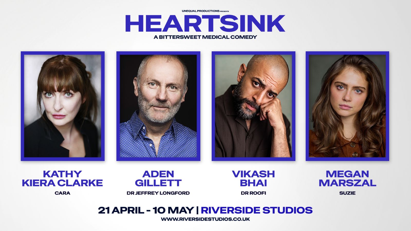 Heartsink confirms cast for Riverside Studios production