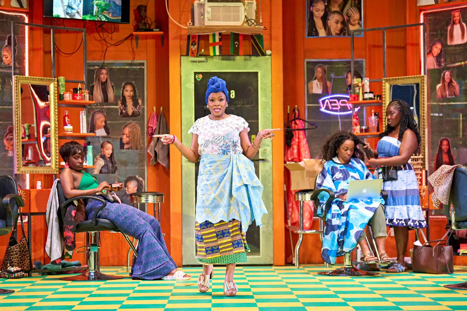 Jaja’s African Hair Braiding makes UK premiere at Lyric Hammersmith Theatre