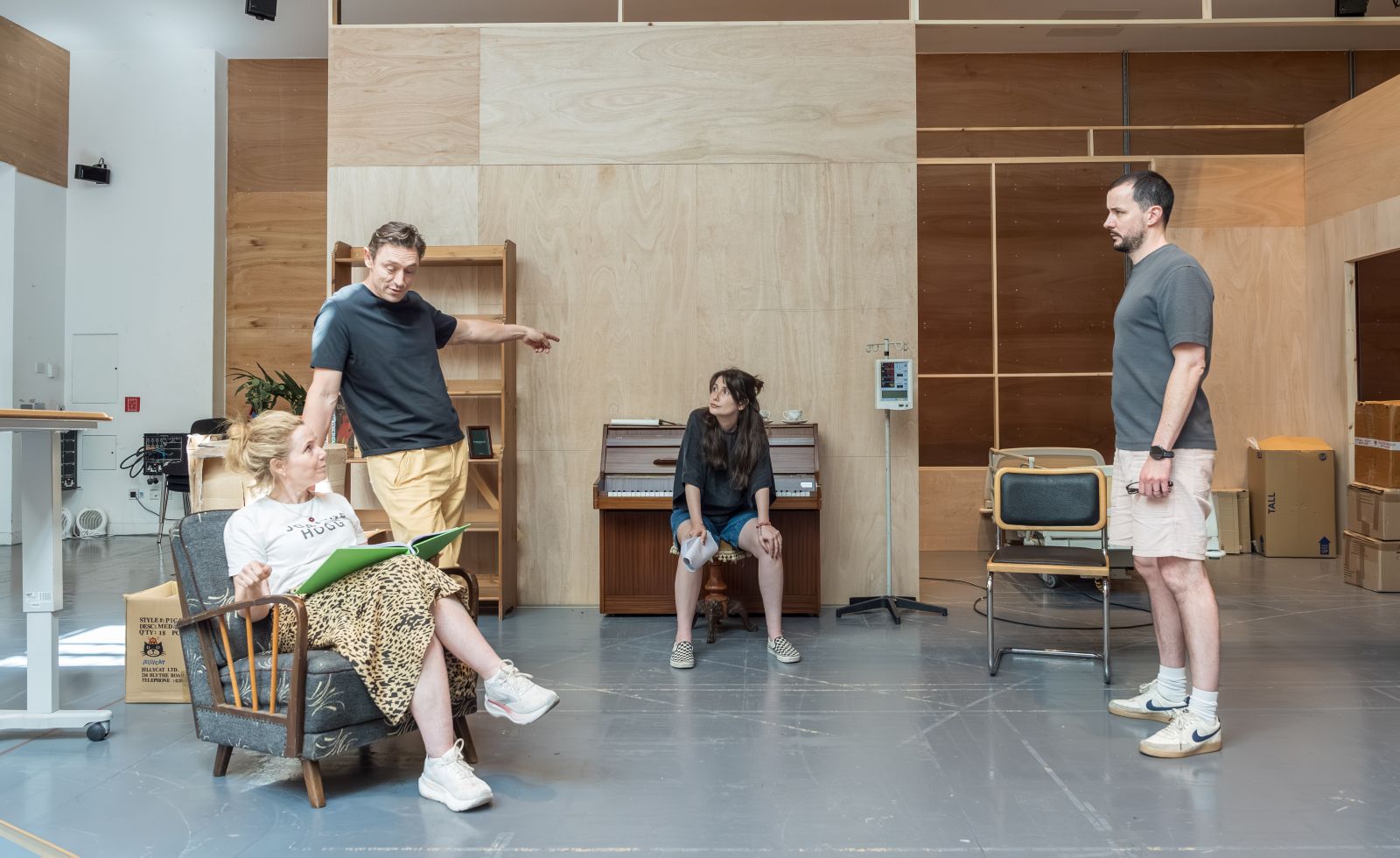 Relics in rehearsals ahead of Lyric Hammersmith Theatre world premiere